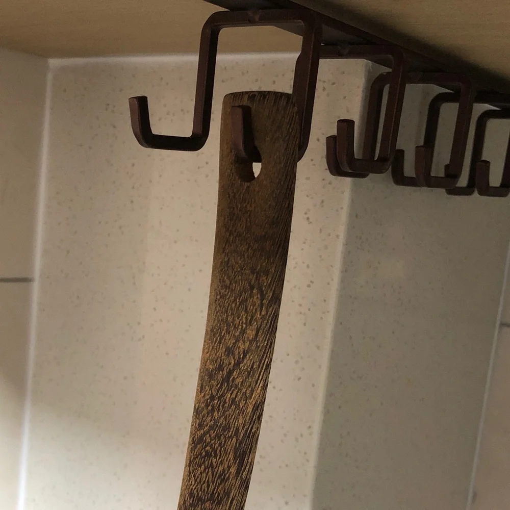 Wooden Kitchen Ladle – Dark Brown Wooden Spoon for Serving